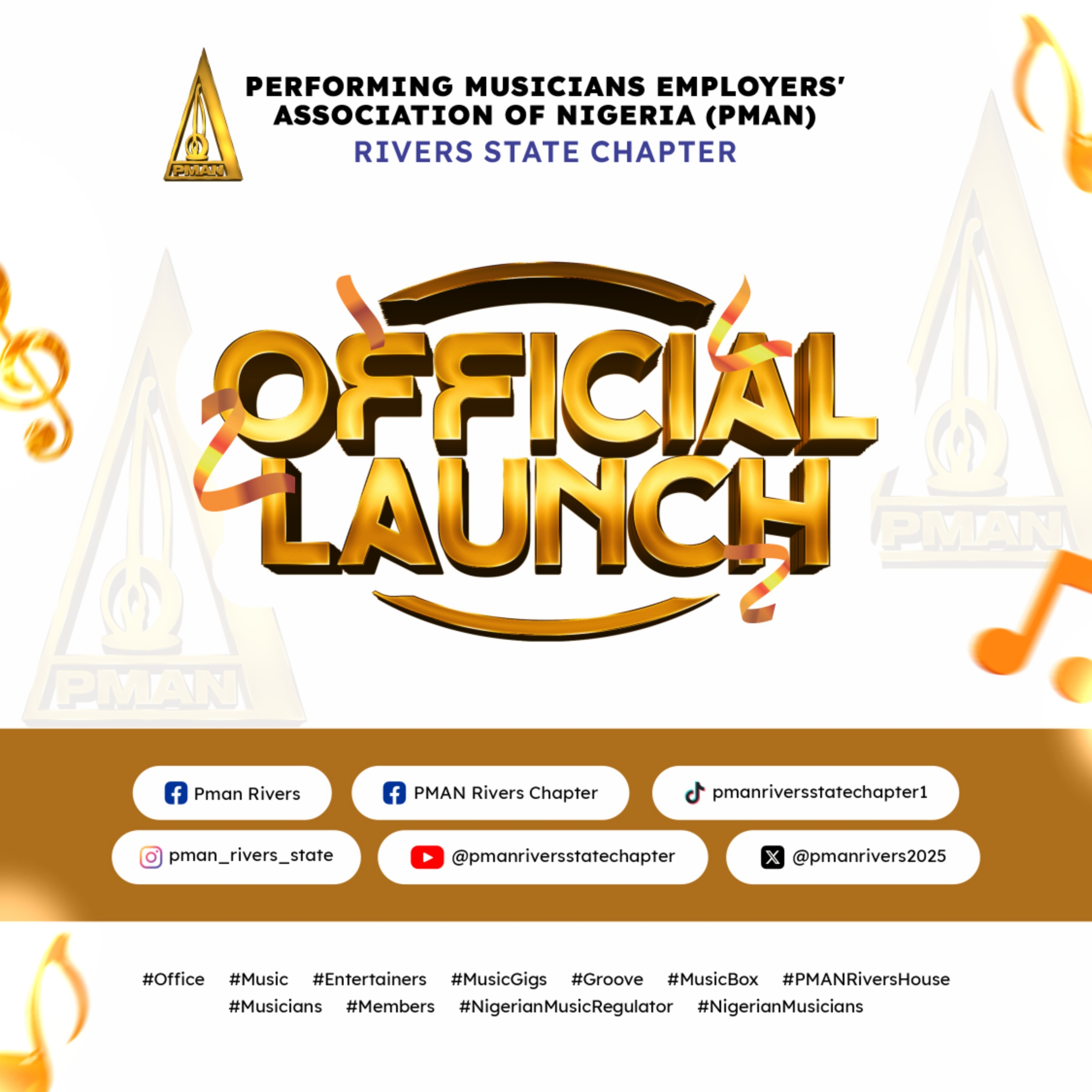 PMAN Official Office Launch 2026 | A New Home for Music and Creativity in Rivers State